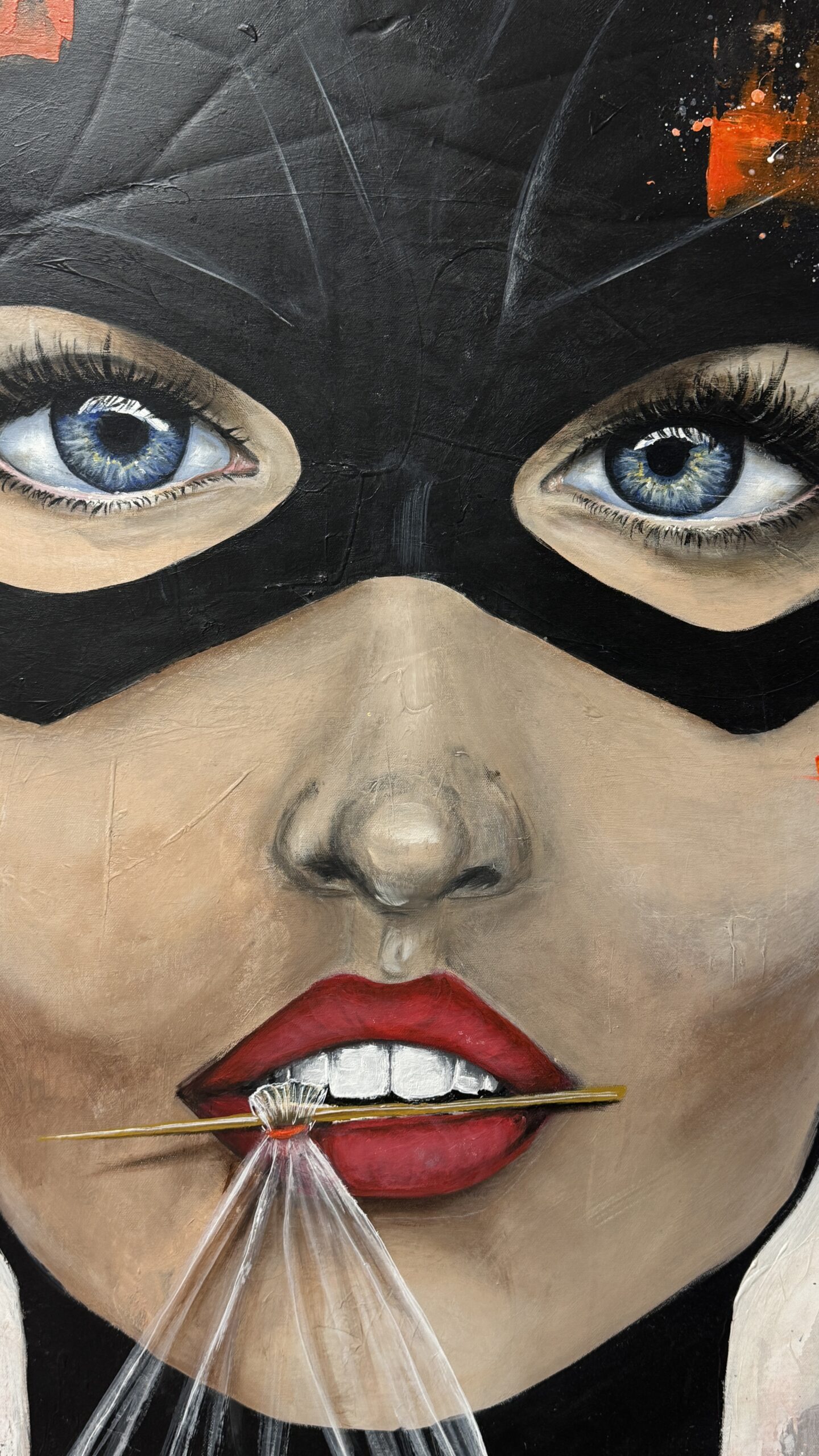 Catwoman close-up